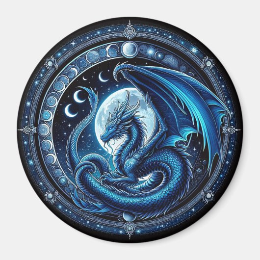 Aimant Le Nouvel An lunaire chinois mystique du Dragon 20 (Devant)