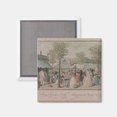 Aimant Le Palais Royal Garden Walk, 1787 (Recto/Verso)