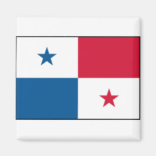 Aimant Le Panama - drapeau national - courant
