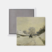 Aimant Le Panier, ou Route sous neige à Honfleur, 1865 (Recto/Verso)