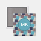 Aimant Le paon sur la plage (Recto/Verso)