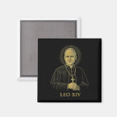 Aimant Le pape Leo Xiv Robert Francis Prevost (Recto/Verso)