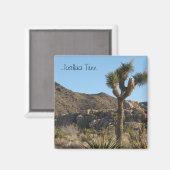 Aimant Le Parc national de Joshua Tree (Recto/Verso)