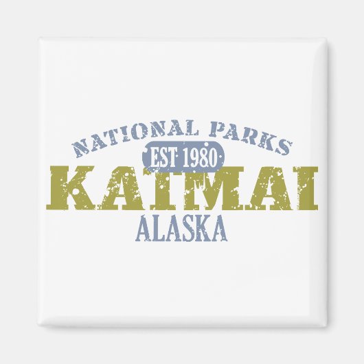 Aimant Le Parc national de Katmai (Devant)