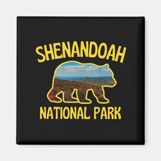 Aimant Le Parc national de Shenandoah (Devant)