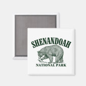 Aimant Le Parc national de Shenandoah (Recto/Verso)