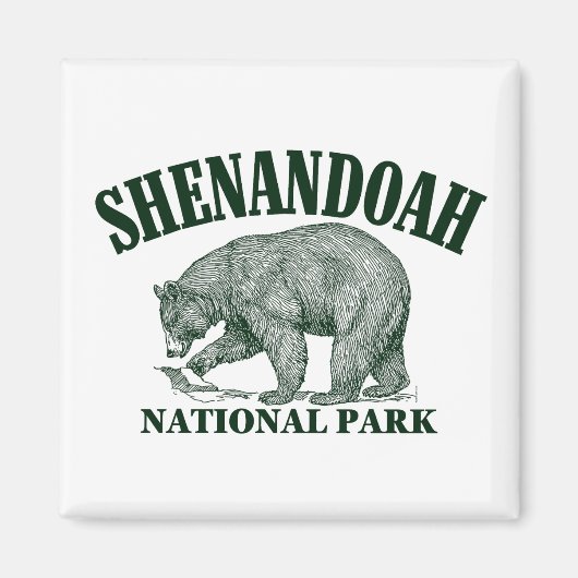 Aimant Le Parc national de Shenandoah (Devant)