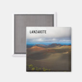 Aimant Le Parc national de Timanfaya (Recto/Verso)