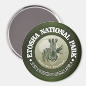 Aimant Le Parc national d'Etosha (Recto/Verso)