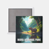 Aimant Le Parc National du Manu Pérou (Recto/Verso)