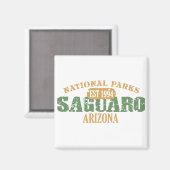 Aimant Le Parc national du Saguaro (Recto/Verso)