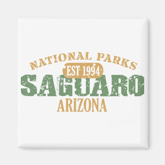 Aimant Le Parc national du Saguaro (Devant)