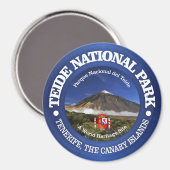 Aimant Le Parc national du Teide (Recto/Verso)