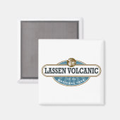 Aimant Le Parc national volcanique de Lassen (Recto/Verso)