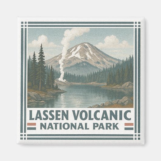 Aimant Le Parc national volcanique de Lassen (Devant)