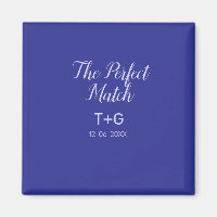 Le parfait accord royal bleu luxe ajout de nom de