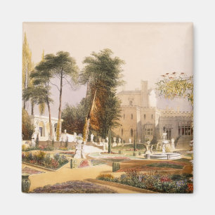 Aimant Le Parterre dans les jardins chez Wilton, le sièg