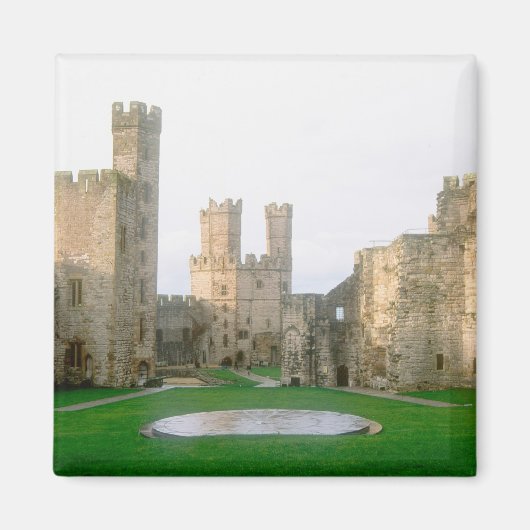 Aimant Le Pays de Galles, le château de Caernarfon, l'un (Devant)