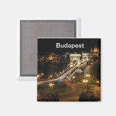 Aimant Le paysage nocturne de Budapest (Recto/Verso)