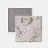 Aimant Le peintre et l'Art Lover (Recto/Verso)