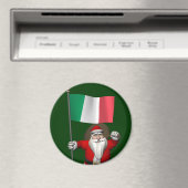 Aimant Le Père Noël Avec L'Ensigne D'Italie (In Situ (Lave-vaisselle))