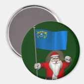 Aimant Le Père Noël Avec L'Entrée Du Nevada (Recto/Verso)