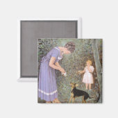 Aimant Le petit chien gourmand par Guido Marzulli, réalis (Recto/Verso)