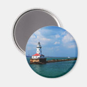 Aimant Le phare de Chicago (Recto/Verso)
