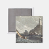 Aimant Le phare des palangriers de Lands End, Cornwall, f (Recto/Verso)