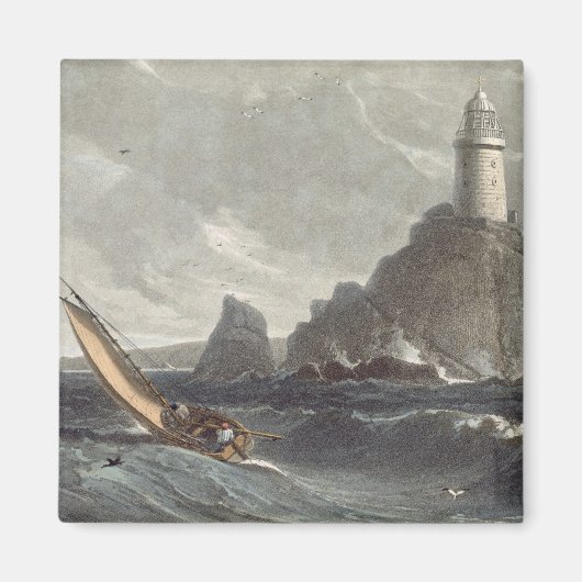 Aimant Le phare des palangriers de Lands End, Cornwall, f (Devant)