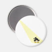 Aimant Le pingouin sous les projecteurs (Recto/Verso)