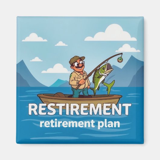 Aimant Le plan de retraite parfait (Devant)