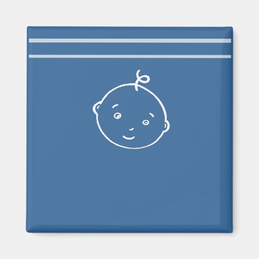 Aimant le plus beau petit visage de bébé (Devant)