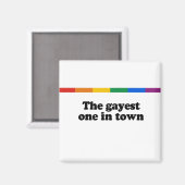 Aimant Le plus gay de la ville (Recto/Verso)