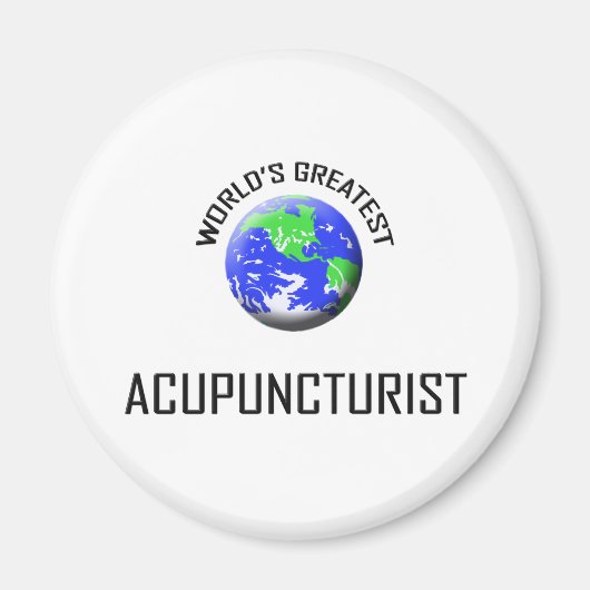 Aimant Le plus grand acupuncturiste du monde (Devant)