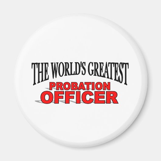 Aimant Le plus grand agent de probation du monde (Devant)