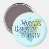 Aimant Le plus grand cousin du monde (Recto/Verso)