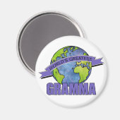 Aimant Le plus grand grand mamma du monde (Recto/Verso)
