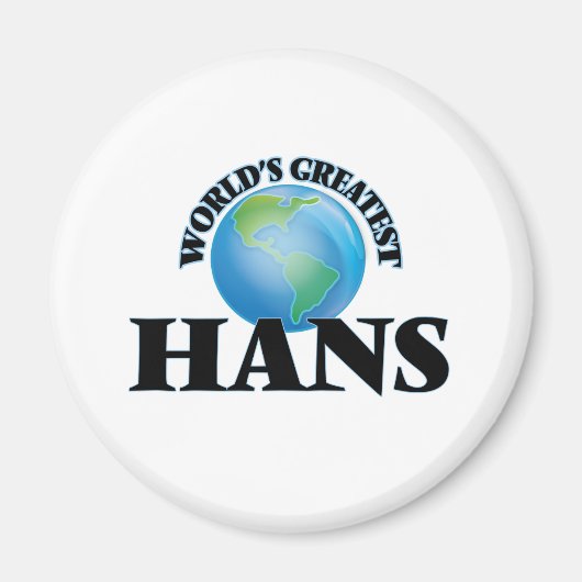 Aimant Le plus grand Hans du monde (Devant)