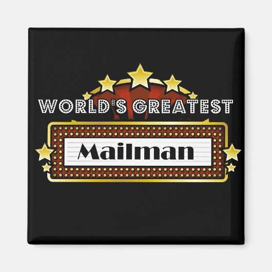 Aimant Le plus grand mailman du monde (Devant)