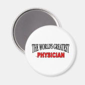 Aimant Le plus grand médecin du monde (Recto/Verso)