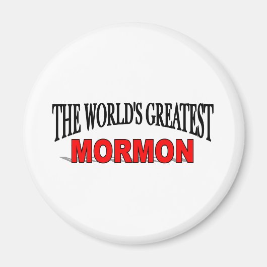 Aimant Le plus grand mormon du monde (Devant)