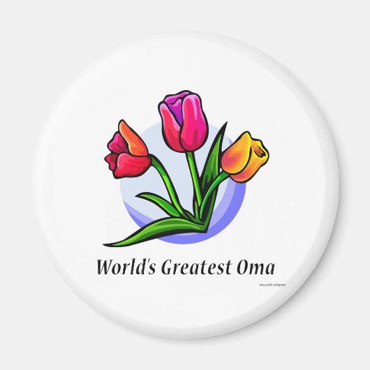 Aimant Le plus grand Oma du monde (Devant)