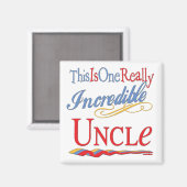 Aimant Le plus grand oncle du monde (Recto/Verso)