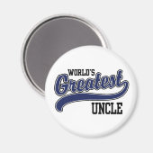 Aimant Le plus grand oncle du monde (Recto/Verso)