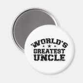 Aimant Le plus grand oncle du monde (Recto/Verso)