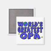 Aimant Le plus grand Opa du monde (Recto/Verso)