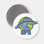 Aimant Le plus grand Opa du monde (Recto/Verso)