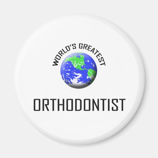 Aimant Le plus grand orthodontiste du monde (Devant)
