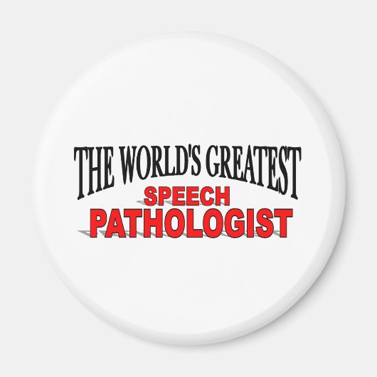 Aimant Le plus grand orthophoniste du monde (Devant)